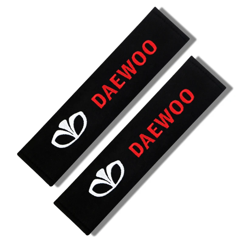 4 шт. чехол на автомобильный ремень безопасности Чехол для Daewoo подушки под плечи автостайлинг аксессуары