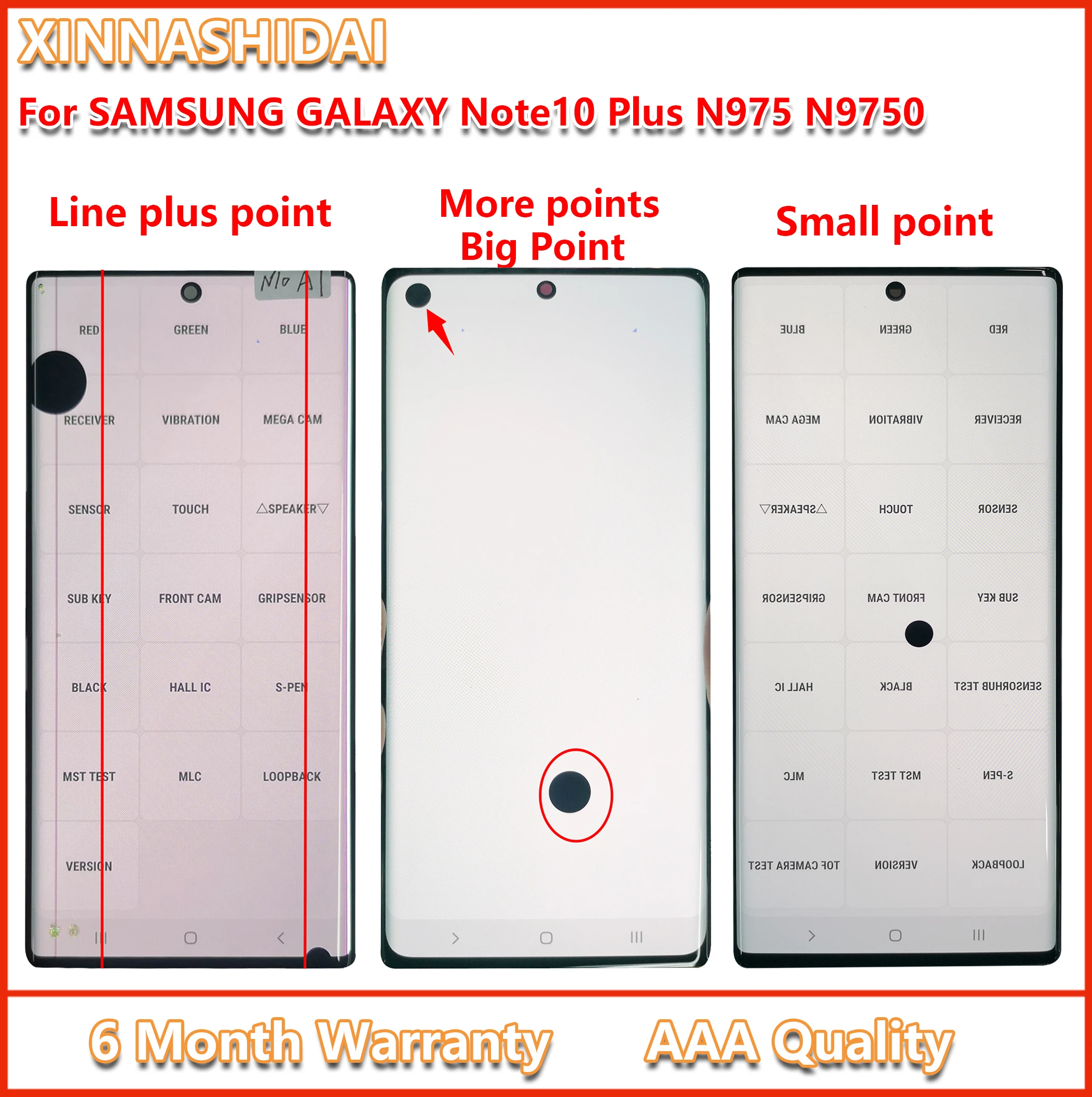ЖК-дисплей 6 8 дюйма для SAMSUNG GALAXY Note10 Plus N975 N9750 сенсорный дигитайзер в сборе с