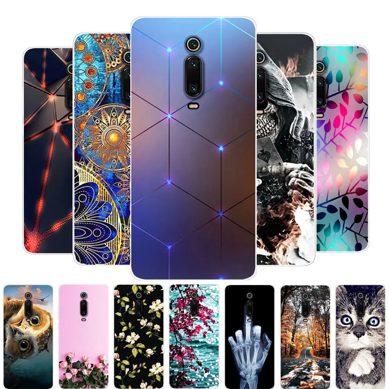 

For Mi 9T Case Xiaomi Mi 9T Case Silicone TPU Soft Back Cover Phone Case on For Xiaomi Mi 9T Pro Mi9T Redmi K20 Pro Bumper Cute