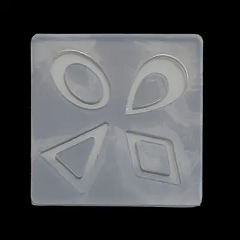 

Silicone Acrylic Earring Necklace Pendant Mold Resin Casting Mold Jewelry Making 634D