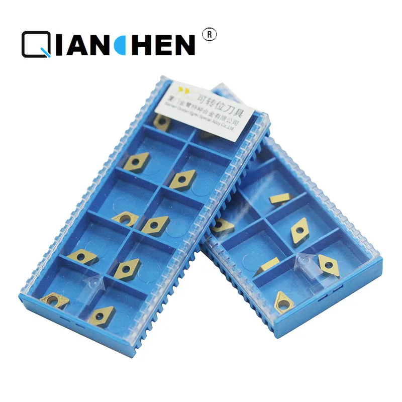 10 Inserts En Carbure DNMG110404-OPM OP1215 - Pour Tournage Acier Inoxydable, Usinage CNC