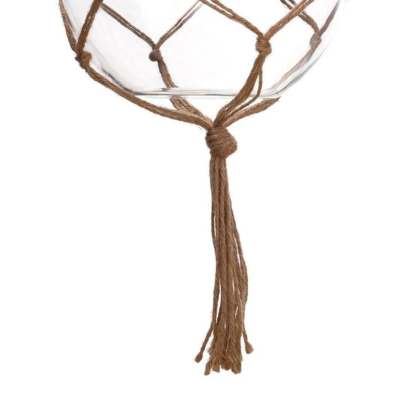 

4pcs Jute Rope Plant Holders Hanging Basket Flower Pot Hangers Home Decoration