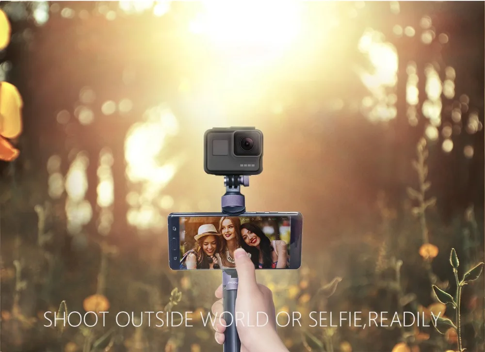 PGYTECH рукоятка с штатив селфи палка для Gopro Hero 6 5 4