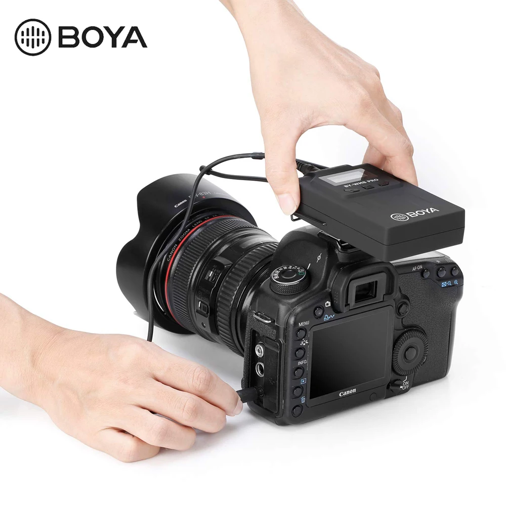 BOYA BY-WM8 Pro K1/K2 Mic беспроводные ПЕТЛИЧНЫЕ микрофонные системы для видео интервью трансляции Canon Nikon DSLR камера видеокамера