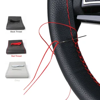 

Hand-stitched steering wheel cover / pu Material steering wheel / Four Seasons General / steering wheel