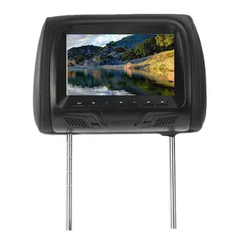 

Car Seat Back Headrest LCD Display Remote Control 7 Inch Support USB/TF card MP4 video formats MP5 Player Monitor