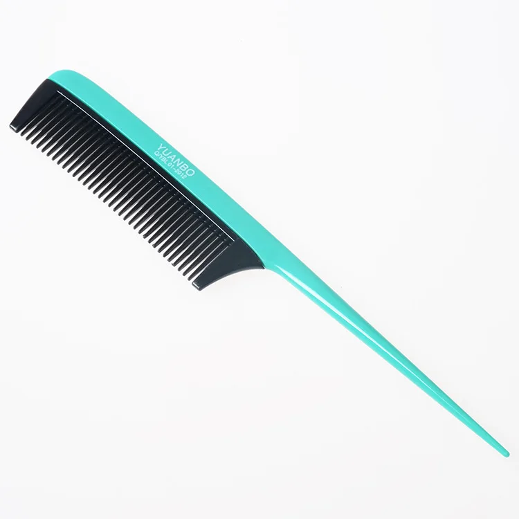 

Factory Direct Two-Tone Red-Black Tony Pointed Tail Comb Length Tooth Pointed-Toe Up-do Distribution Line Plastic Comb