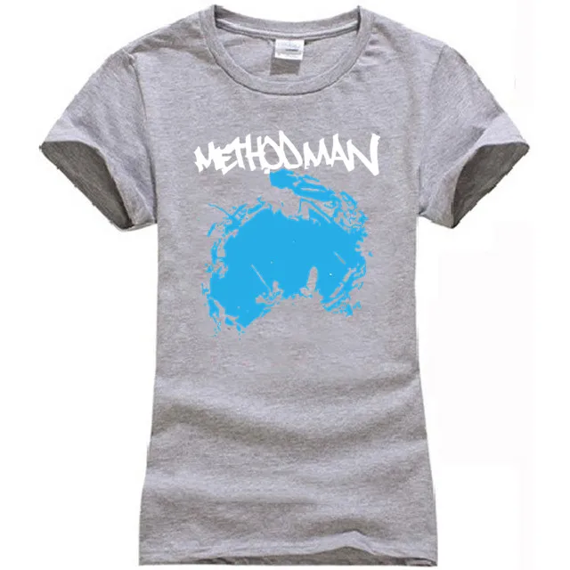 women Light grey Wu Wear Herren Method Man Tee T-Shirt - Цвет: women Light grey