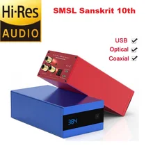 SMSL Sanskrit 10th SK10 Hi-Res аудио USB DAC цифровой декодер усилитель AK4490 DSD DAC Amp XMOS с пультом дистанционного управления