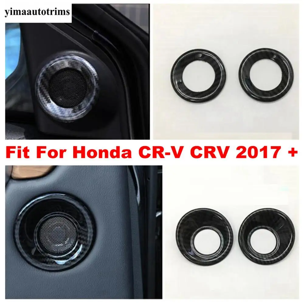 

Side Car Door / Front Triangle Pillar A Stereo Speaker Audio Loudspeaker Sound Frame Cover Trim For Honda CR-V CRV 2017 - 2020