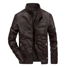 Youth Jacket Loose Coat Man Locomotive Increase Down Leather Clothing Leisure Time Youth Jacket Loose Coat