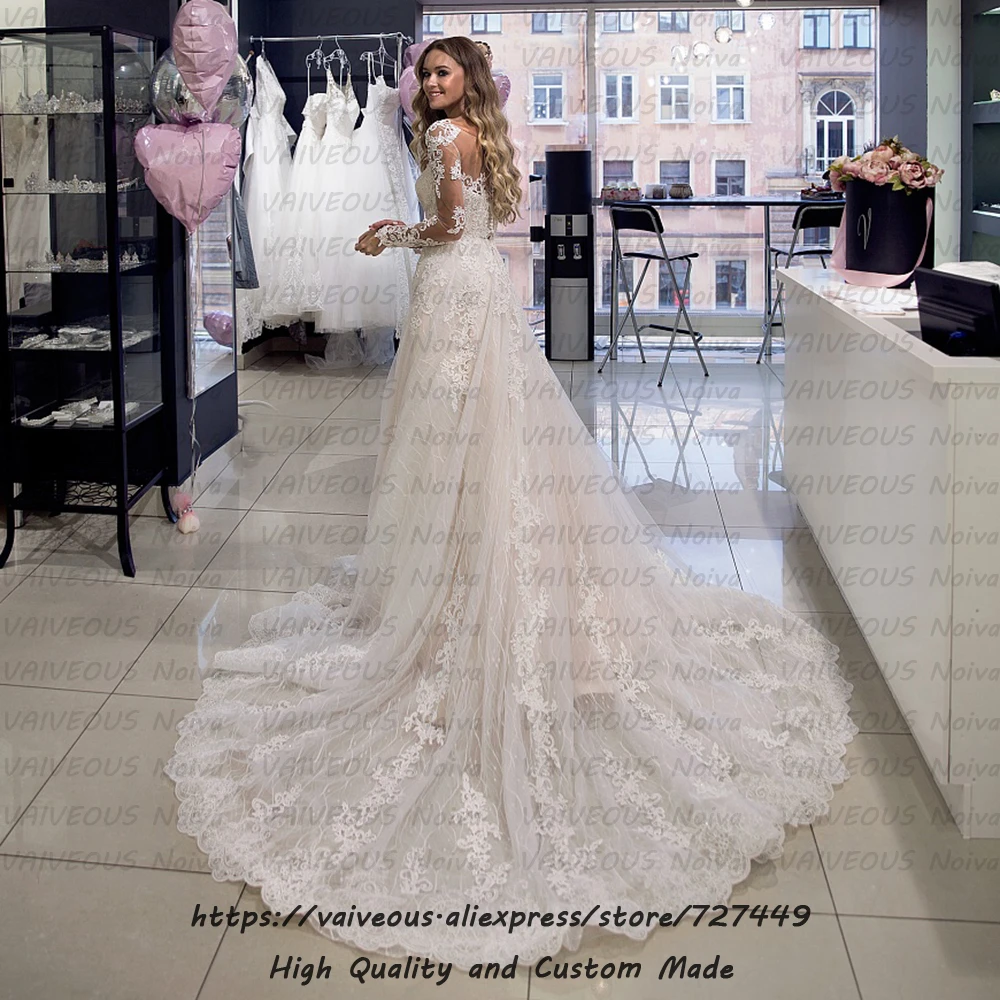 Vestido de Novia винтажное свадебное платье свадебные платья, китайский свадебное платье элегантные кружева с длинным рукавом свадебное платье es