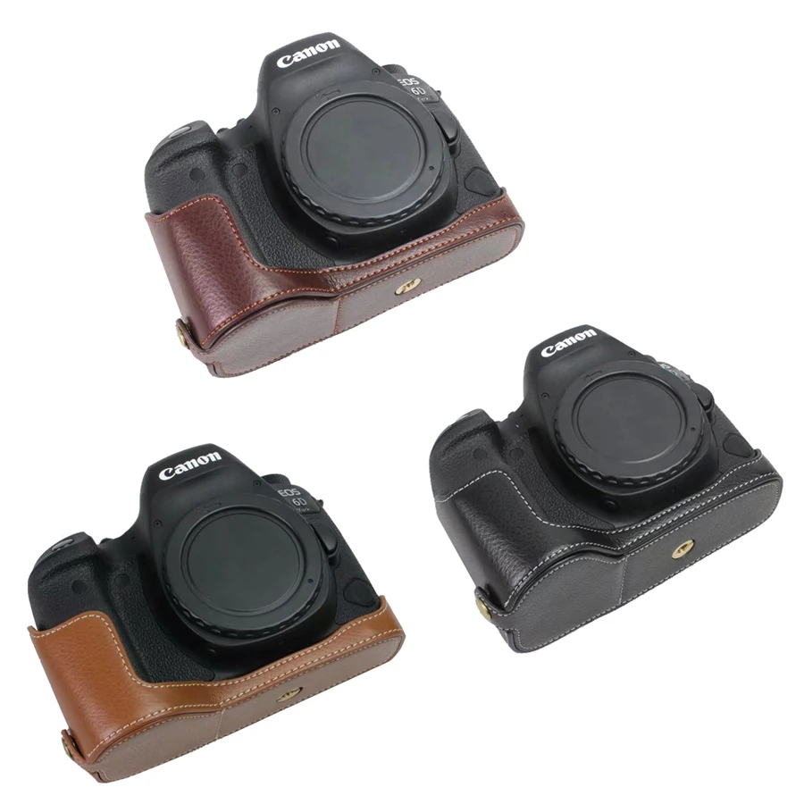 Real Genuine Leather Case Bag For Canon Eos 6d Ii 6d2 6d Mark Ii