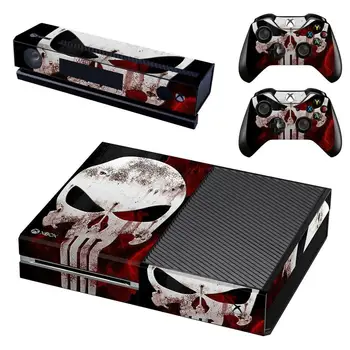 

The Punisher Skin Sticker Decal Full Cover For Xbox One Console & Kinect & 2 Controllers For Xbox One Skin Sticker