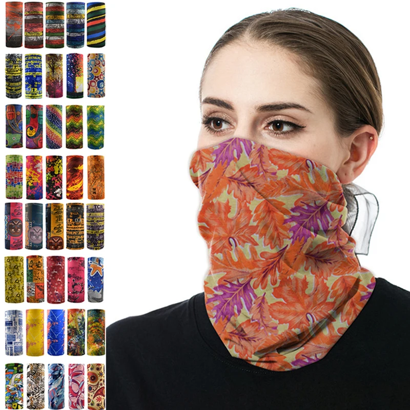 Seamless Windproof Cycling Face Scarves Hiking Ski Fishing Magic Bandanas HeadWear Outdoor Neck Turban Face Cover Headband(1-29) windproof head scarves neck warmer cycling camping hiking men women fashion magic scarves turban outdoor headband bandanas