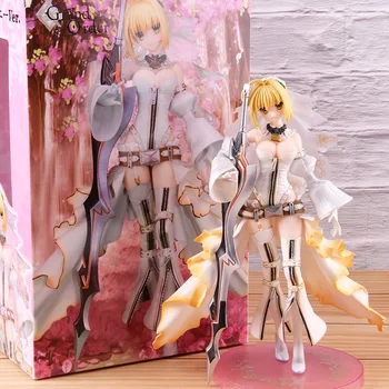 

FGO Fate Grand Order Saber Bride Wedding Dress Ver. PVC Nero Claudius Figure Action Collectible Model Toy Girls Doll
