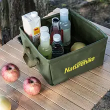 13L складное квадратное ведро на природе Рыбалка походы ведро для пикника Автомойка рыболовная Поставка Кухонная мойка фрукты овощи Cooking4