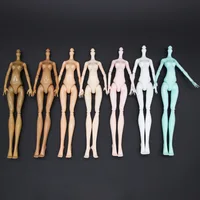 Doll Figure Body Multi-Joints Movable Doll Body Toy 23cm Doll Toy To Fit Many Heads White Green Brown Monstering High Doll Body 1