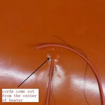 

High Good quality silicone 3d printer heated bed 470mm x 470mm 220V 1000W with 200c thermal fuse