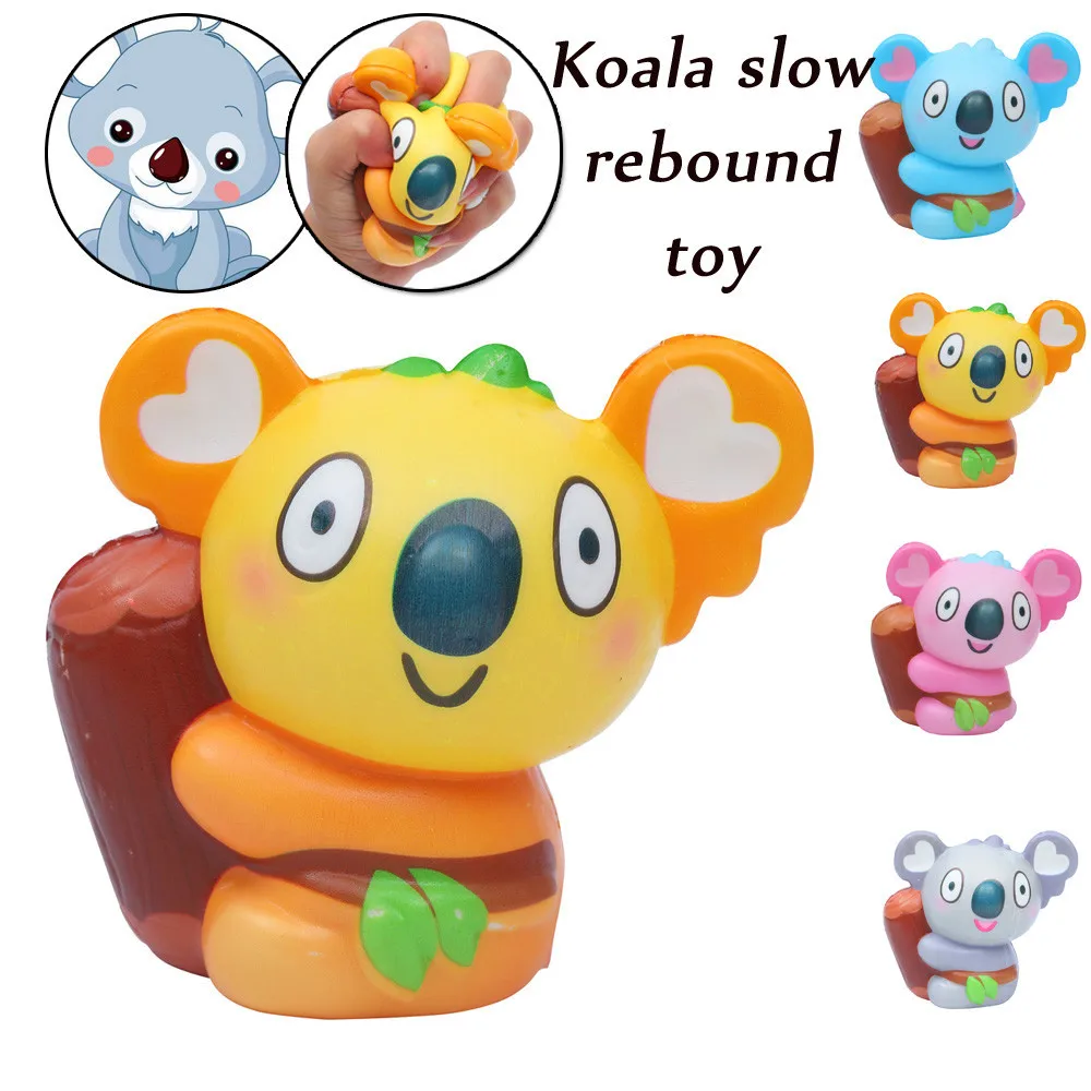 Мягкие и милые Gigantes Koala Squeeze игрушки мягкие Изысканные милые коала ароматизированный медленно поднимающийся декомпрессионный ToysW725