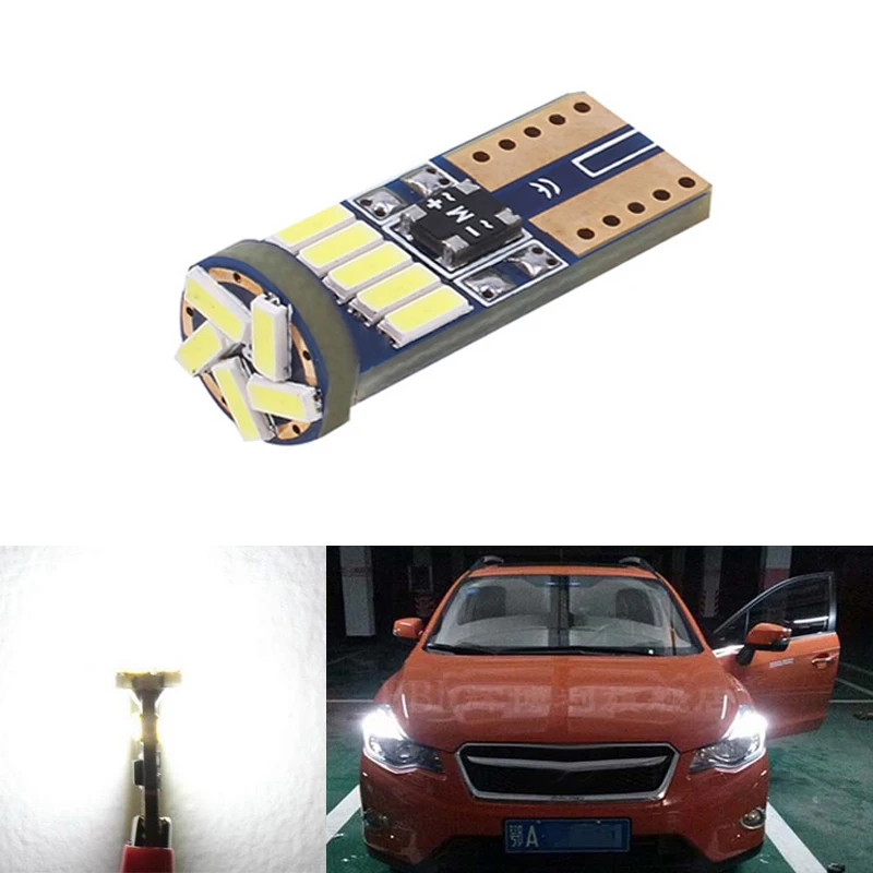

BOAOSI 1X W164 T10 W5W LED 4014SMD Wedge Light Sidelight No Error For Subaru impreza legacy xv forester Outback Tribeca Fiat