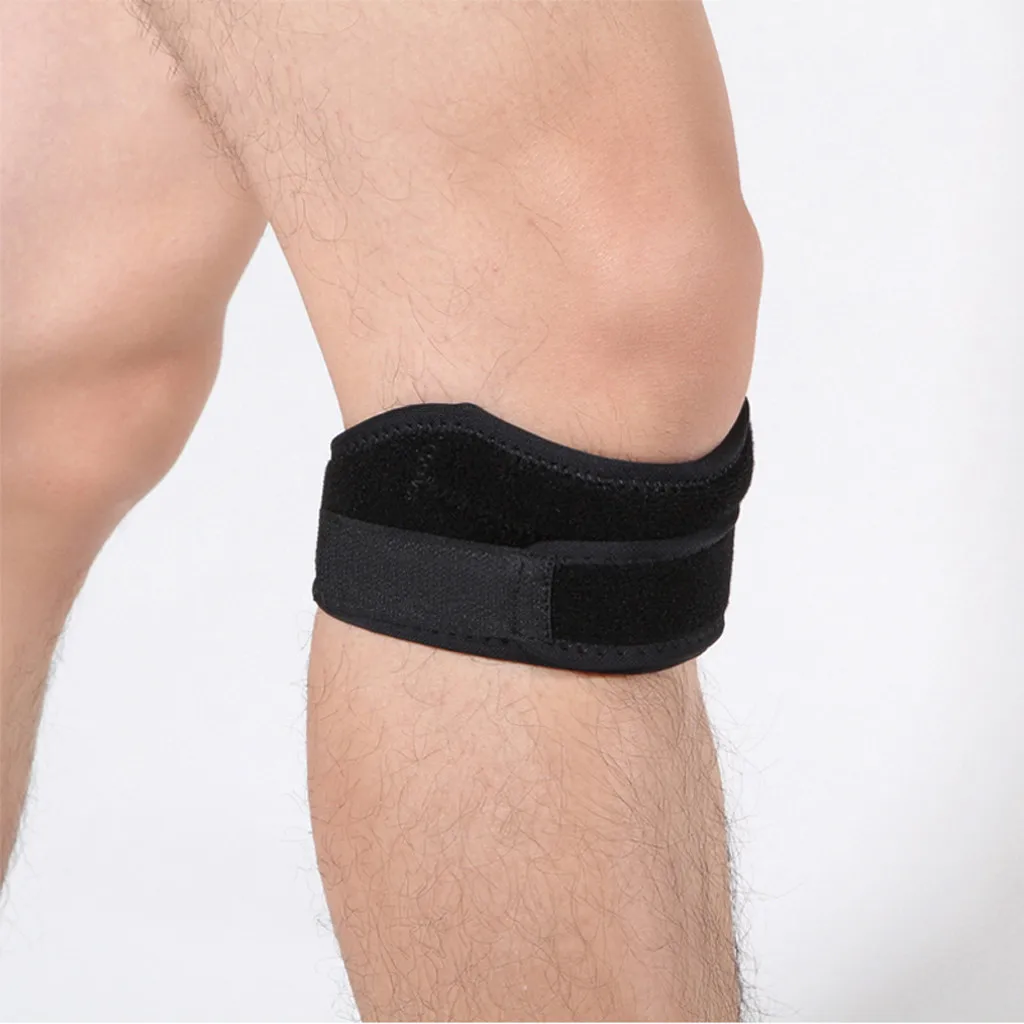 

1PCS Knee Support Patella Belt Elastic Bandage Sport Strap Knee Pads Protector Band Football running Fitness Knee brace Z0813
