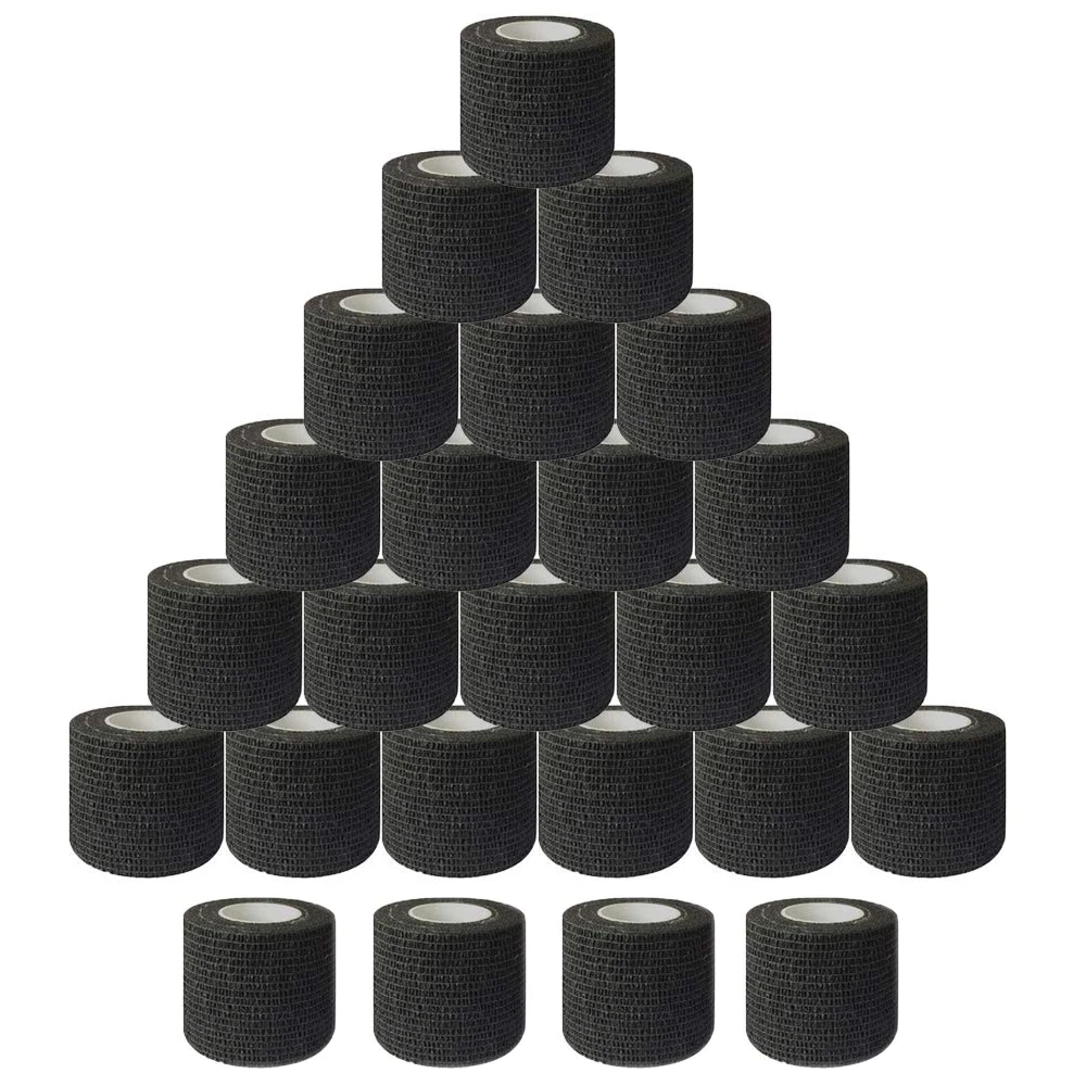 Tattoo Bandage Roll Selfadhesive Black Color Tattoo Grip Bandage Cover