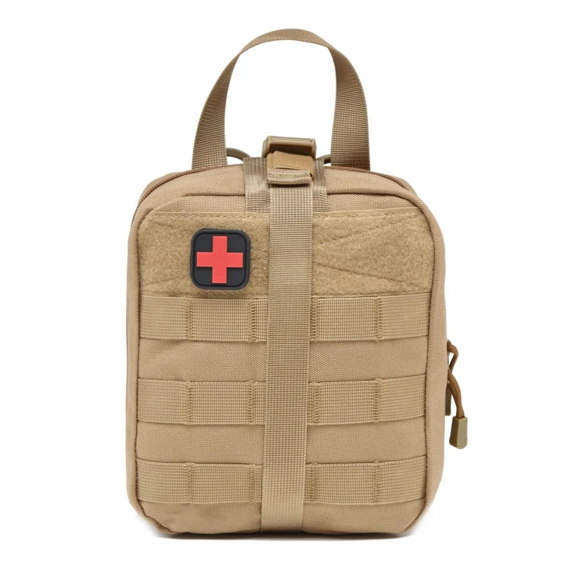 Molle Органайзер, тактическая медицинская сумка, сумка для экстренной первой помощи, EDC, военная армейская уличная охотничья Экипировка, для выживания, IFAK, поясные сумки - Цвет: DE