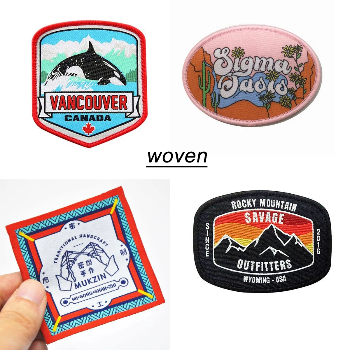 Clothing Patches Embroidered Patches Custom Name Patches Tactical Patches Embroidery Patches Personalized Name Military Badge Hook and Loop PVC Woven Fabric Iron on Patch for Clothing Hats