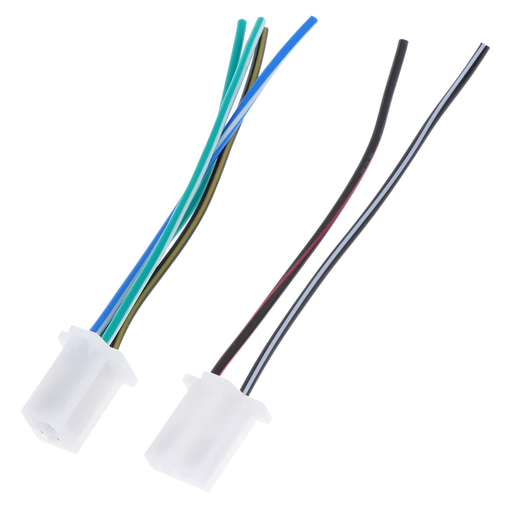 Igniter Connection Cable Assembly Motorcycle Engine Parts 2pcs Ignition Wires with Two-hole and Four-hole for CG125