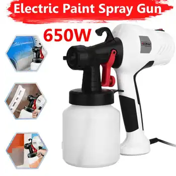 

Electric spray g-un HVLP paint sprayer paint tools compressor with adjustable flow control and strainer