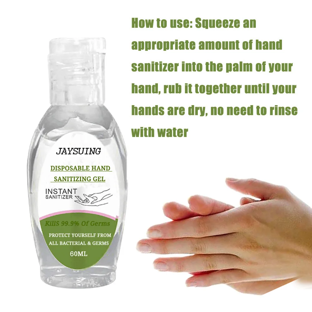 Hot Sale Daily Disinfection Gel Foam Bottle Amino Acid Bacterial Antibacterial Hand Wash Gel Disposable Hand Wash 60ml