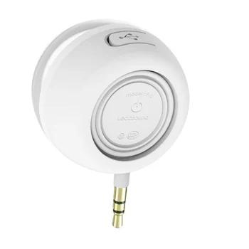 

Portable HIFI 3D Surround 3.5mm Aux Audio Jack Mini Wireless Round Shape Powerful Crystal Speaker Altavoz For Smart Phone Table