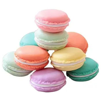 

Macaron Shape Jewelry Gift Necklace Ring Earring Package Candy Color Case Box