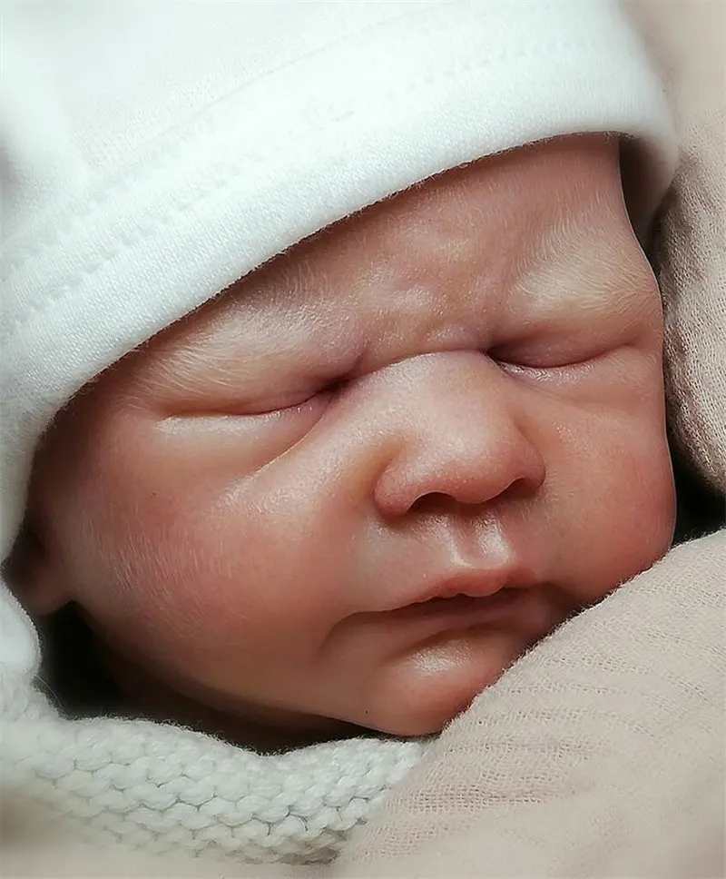 New Doll Kit With Body 17inch Reborn Doll Kit Kovu Sleeping Reborn Baby Unifinished Kit Reborns Bebes