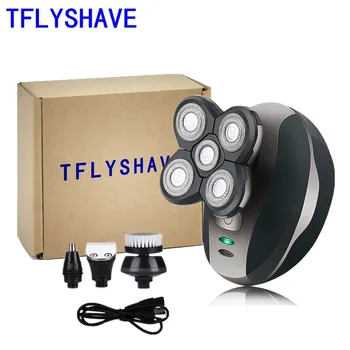 

TFLYSHAVE Men Electric Shaver 4 in 1Electric Shaver Kit Cordless Hair Clippers Nose Hair Trimmer Waterproof USB Rechargeabl