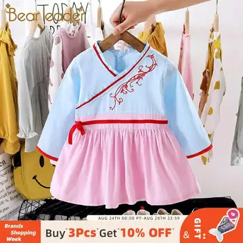 

Bear Leader Toddler Baby Fashion Autumn Dresses 2020 New Spring Newborn Girls Princess Dresses Chinese Style Costumes Outfits