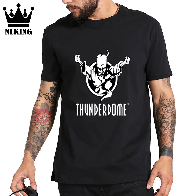 Thunderdome Hardcore футболки для мужчин 25 лет волшебник взрослых органический хлопок