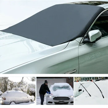 

New Magnetic Car Windshield Snow Cover Winter Ice Frost Guard Sunshade Protector