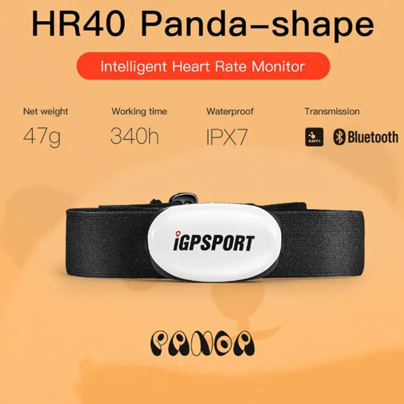 Пульсометр IGPSPORT HR40 беспроводной измеритель сердечного ритма с Bluetooth/ANT +
