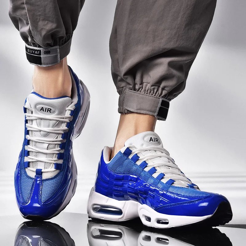 Damyuan обувь на воздушной подушке из сетчатого материала; Tenis Masculino; большие размеры; Adulto; классические мужские кроссовки Повседневное 6 цветов из дышащего материала размера плюс, 46, 47(Европа);