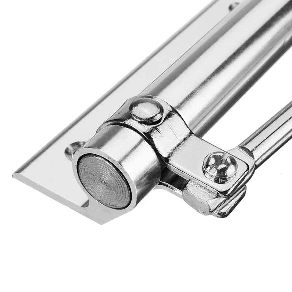 Adjustable Door Closer Stainless Steel Automatic Single Spring Latch Hinge For Home Office Fire Rated Door Furniture Hardware