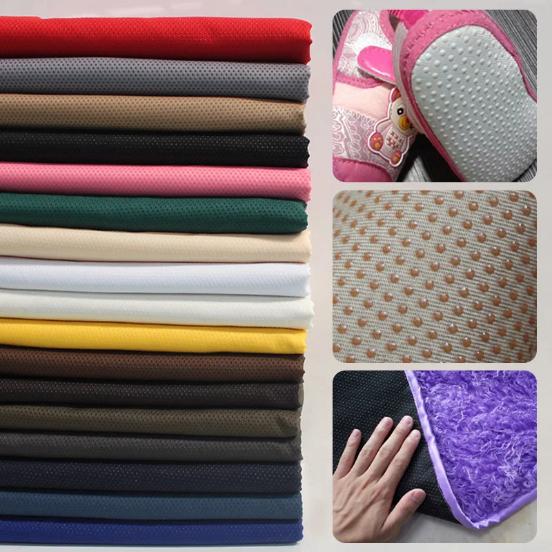 

50*150cm Anti-slip Fabric Slip-Resistant Fabric Vinyl For Cushion Carpet Floor Socks Accessories Anti-skid Cloth