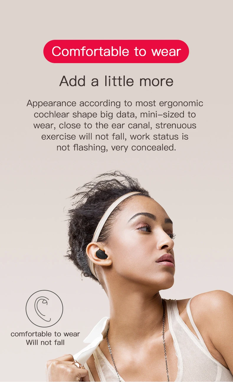 Новинка A6S Bluetooth HD стерео беспроводные наушники спортивные IPX4 Водонепроницаемая технология мини наушники с шумоподавлением игровая гарнитура