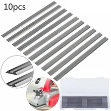 10Pcs 82mm Planer Blades Reversible Electric Planer Blades Boxed HSS For Makita For BOSCH Power Tools Grinders