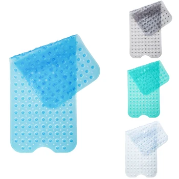 

40X100cm Bath Mat PVC Large Bathtub Non-Slip Bath Mats with Suction Cups 1Pc