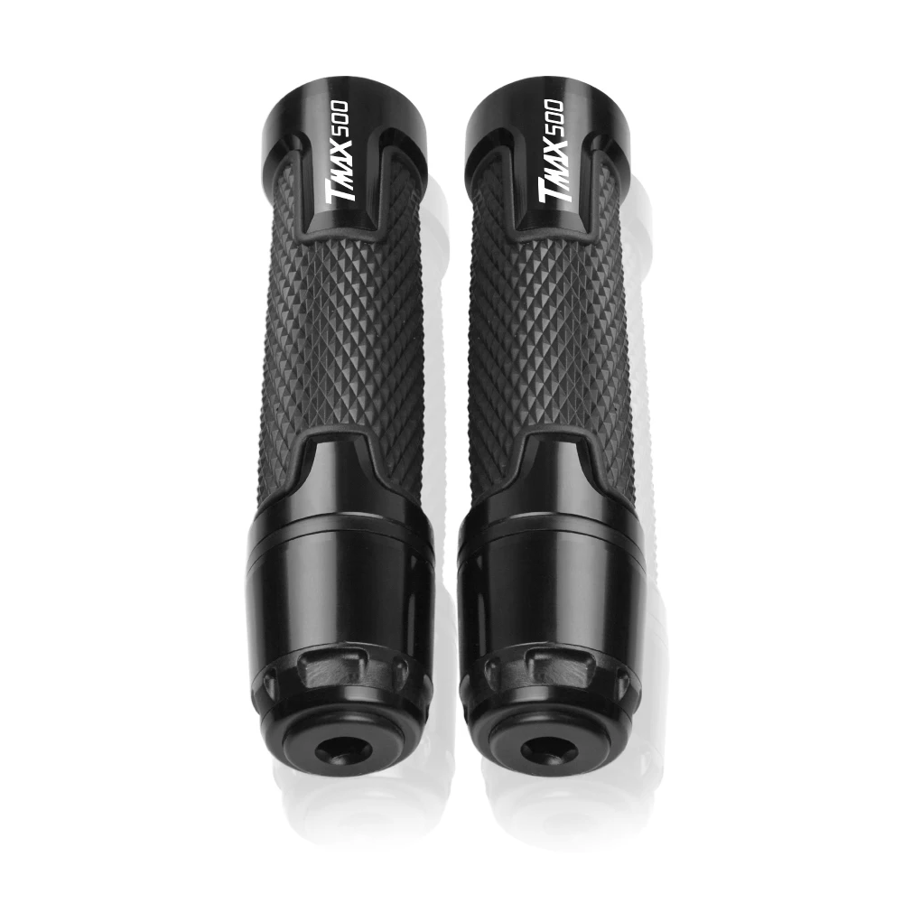 TMAX 500 Универсальные алюминиевые аксессуары для мотоцикла с ЧПУ, руль, рукоятка, рукоятка для мотоцикла, рукоятка для мотоцикла, резиновая рукоятка для YAMAHA TMAX 500 - Цвет: TMAX 500