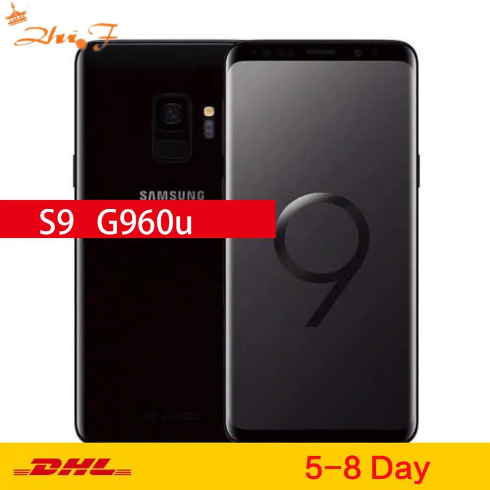 Оригинальный разблокированный сотовый телефон Samsung Galaxy S9 G960U LTE Android