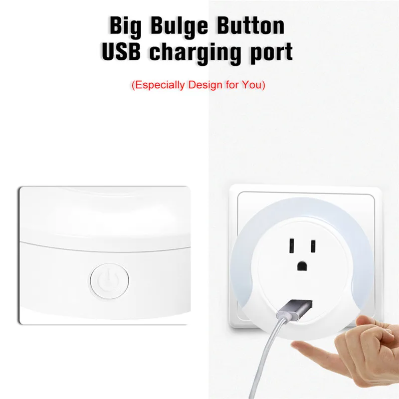 Мини WI-FI Smart Plug 2-в-1 светодиодный Ночной свет Смарт WI-FI розетка с зарядка через usb Порты и разъёмы интеллектуальное голосовое Управление переходник штепсельная вилка стандарта США