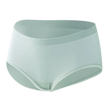 

4Pcs/Set Women's Comfortable Avocado Solid Color Cotton Bottom Briefs